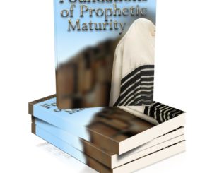 Foundations of Prophetic Maturity (Paper Back)